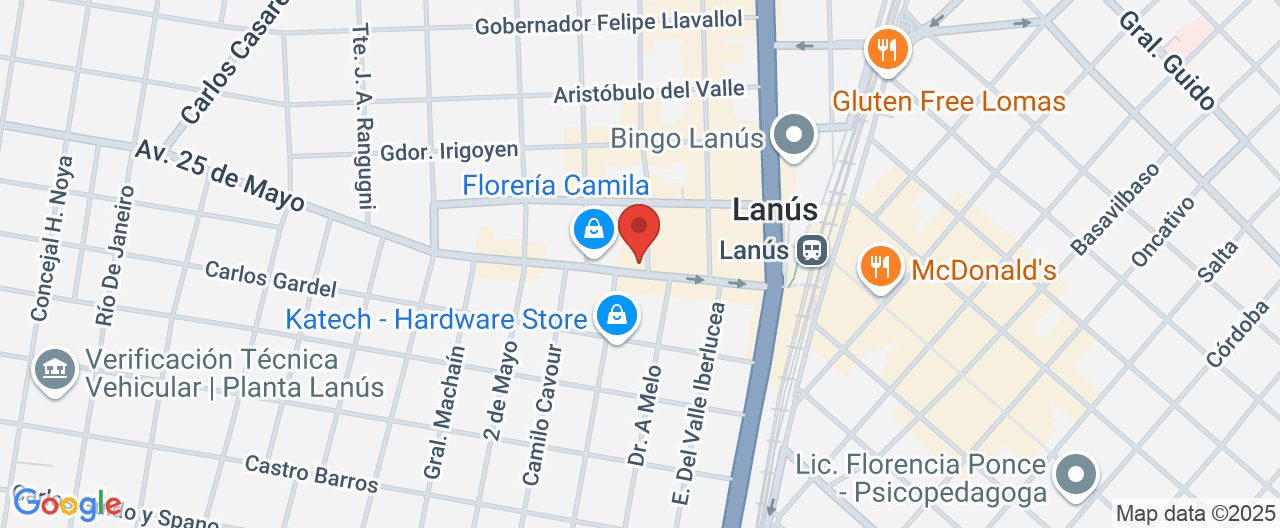 Mapa de la ubicación