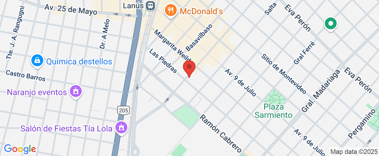 Mapa de la ubicación