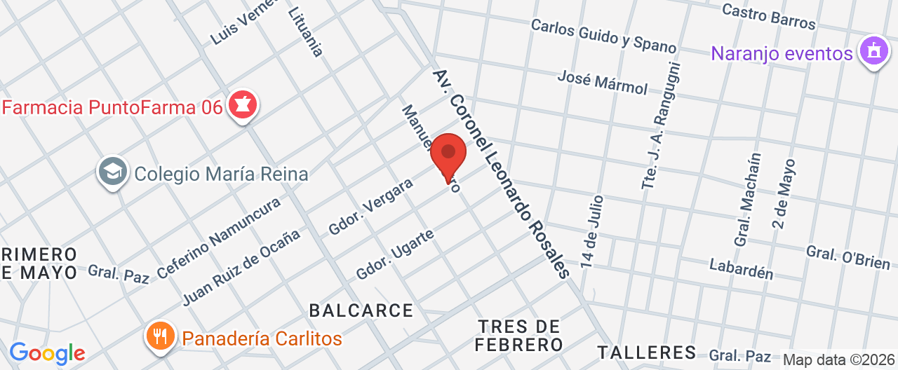 Mapa de la ubicación