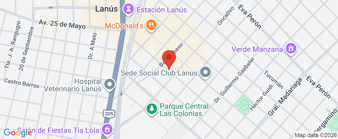 Mapa de la ubicación