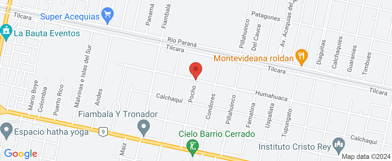 Mapa de la ubicación
