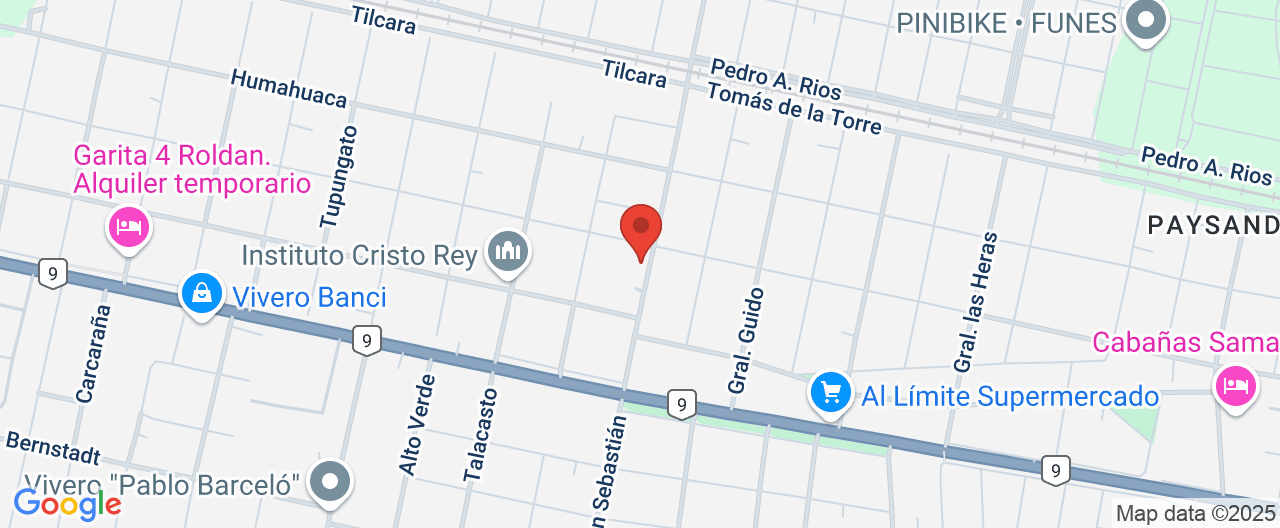 Mapa de la ubicación