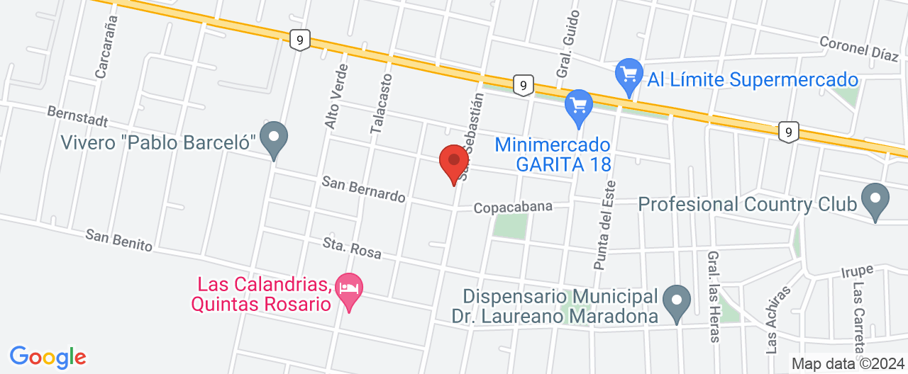 Mapa de la ubicación
