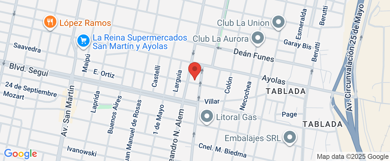 Mapa de la ubicación