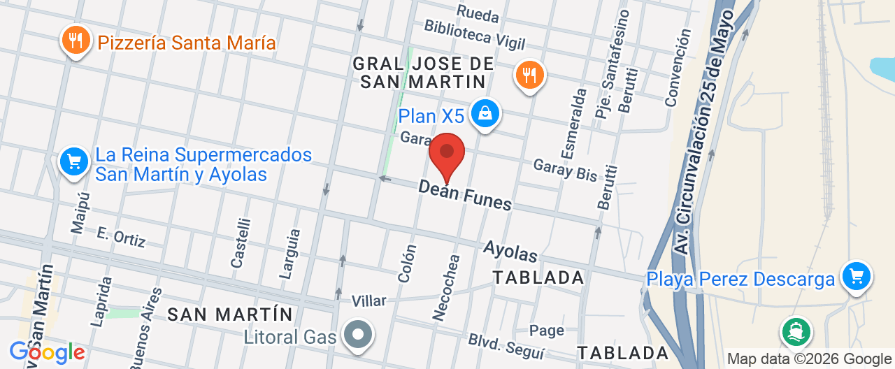 Mapa de la ubicación