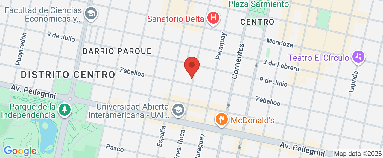 Mapa de la ubicación
