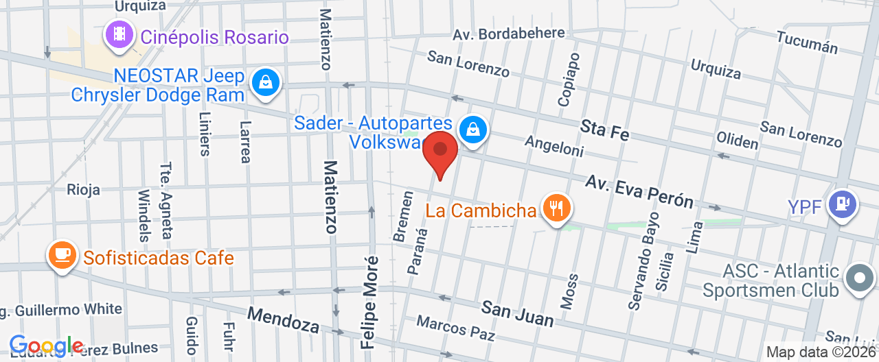Mapa de la ubicación