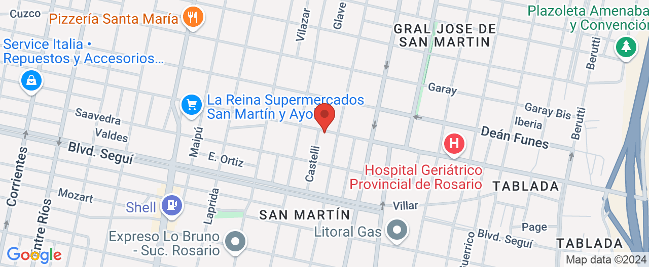 Mapa de la ubicación