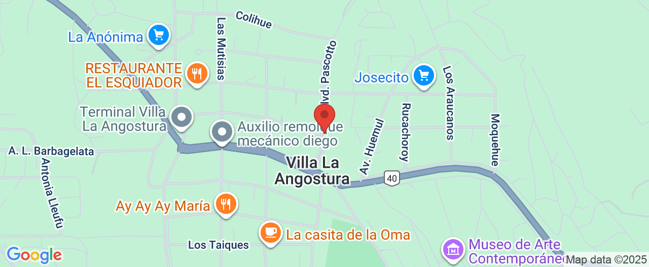 Mapa de la ubicación