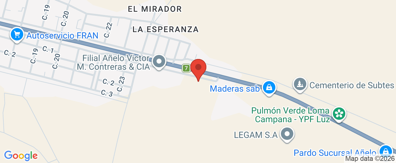 Mapa de la ubicación