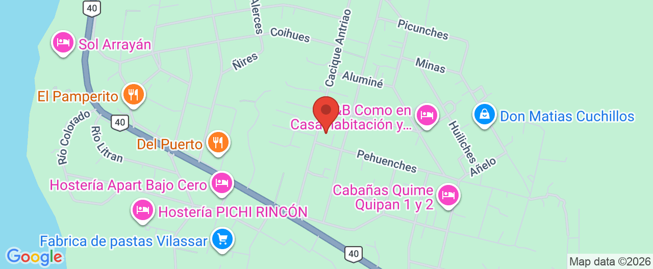Mapa de la ubicación