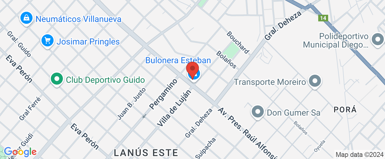 Mapa de la ubicación