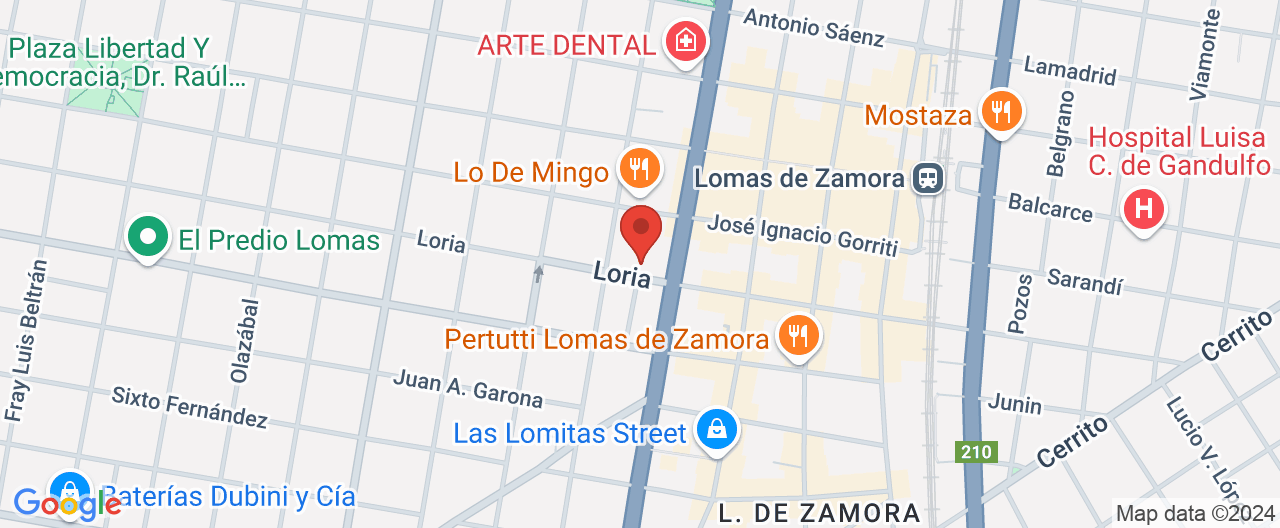 Mapa de la ubicación