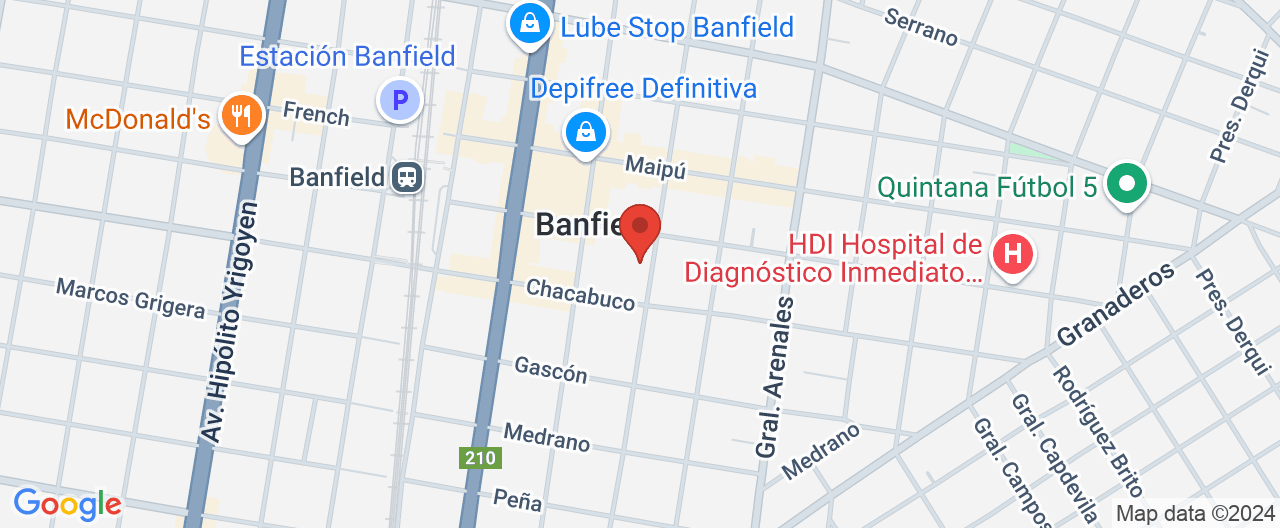 Mapa de la ubicación