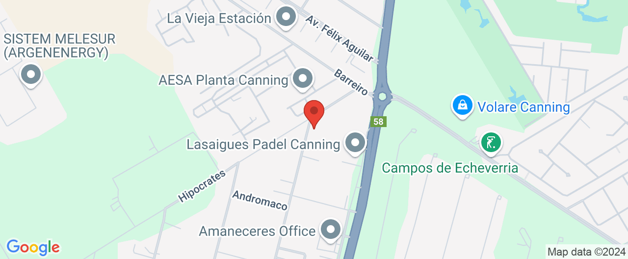 Mapa de la ubicación