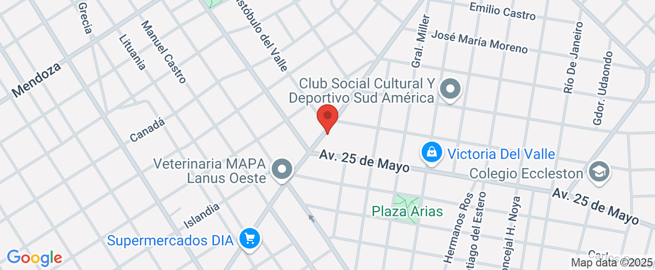 Mapa de la ubicación