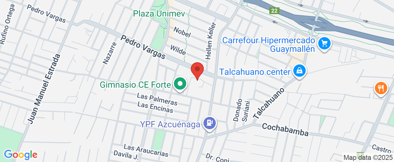 Mapa de la ubicación