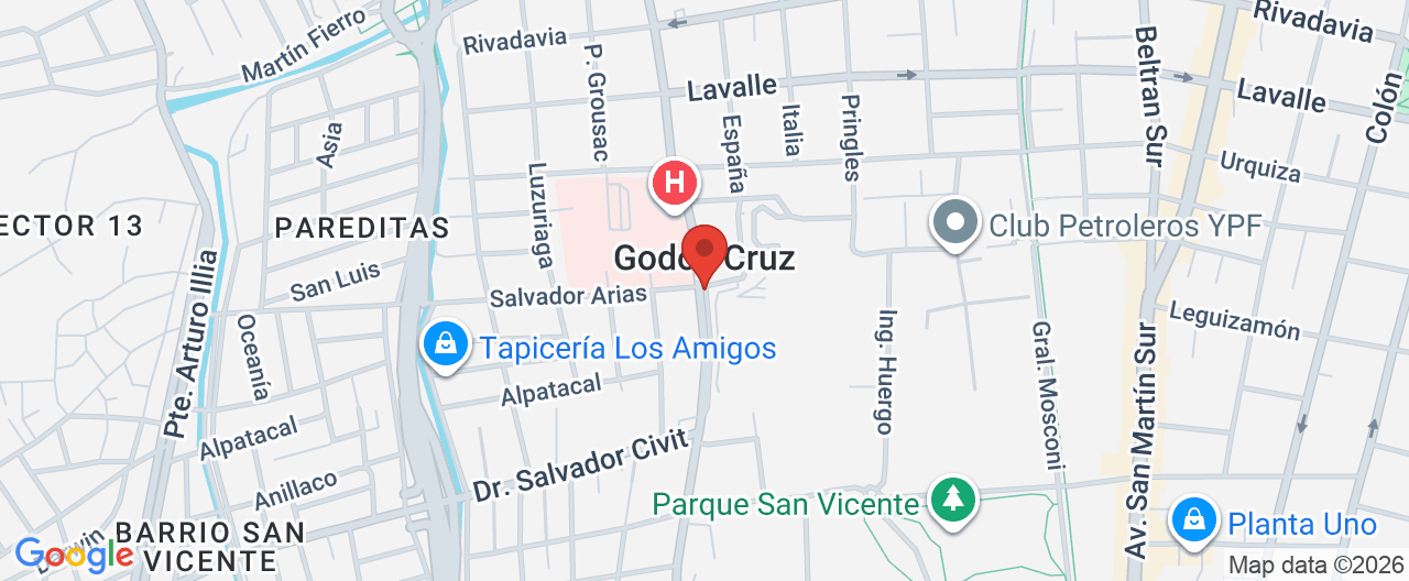 Mapa de la ubicación