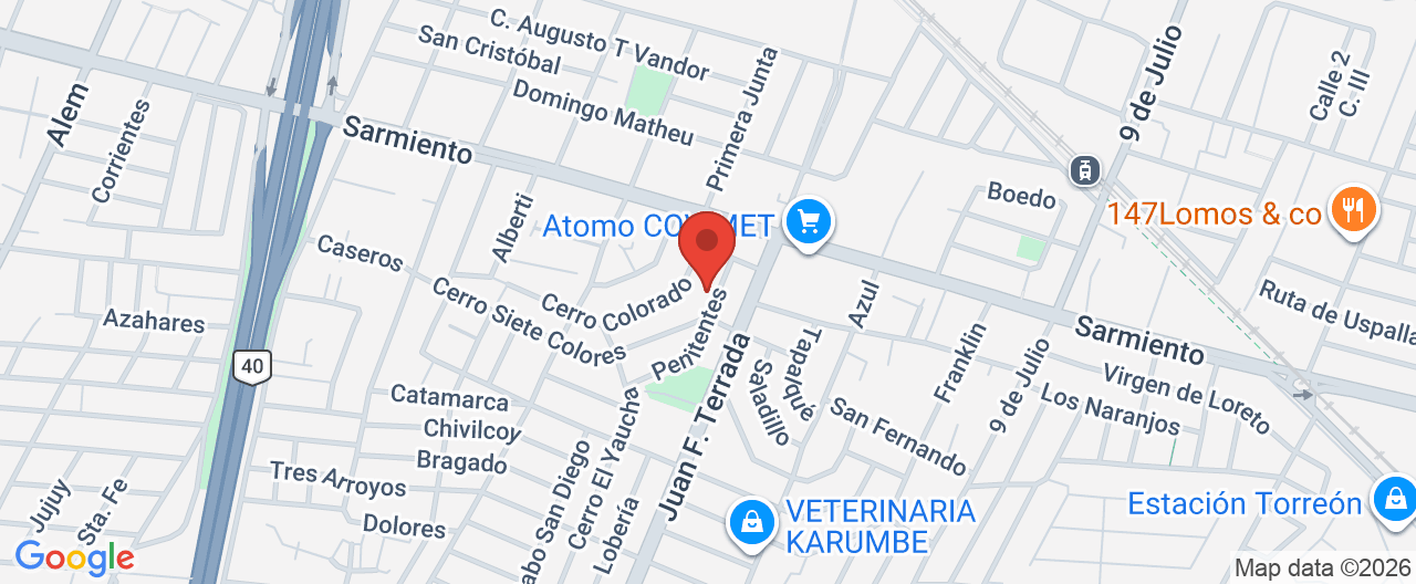Mapa de la ubicación