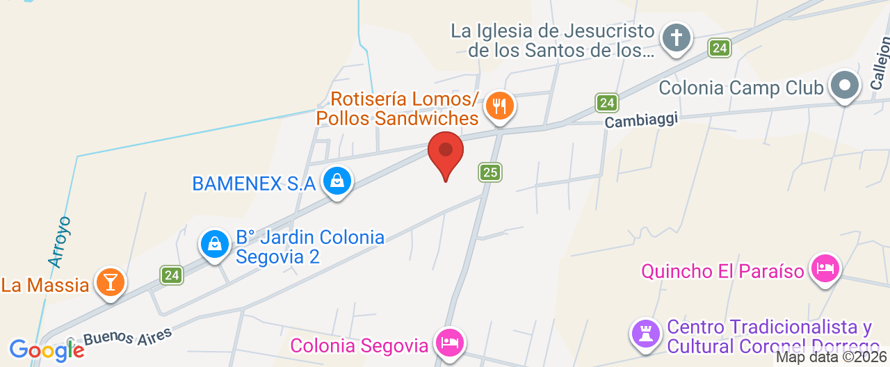 Mapa de la ubicación