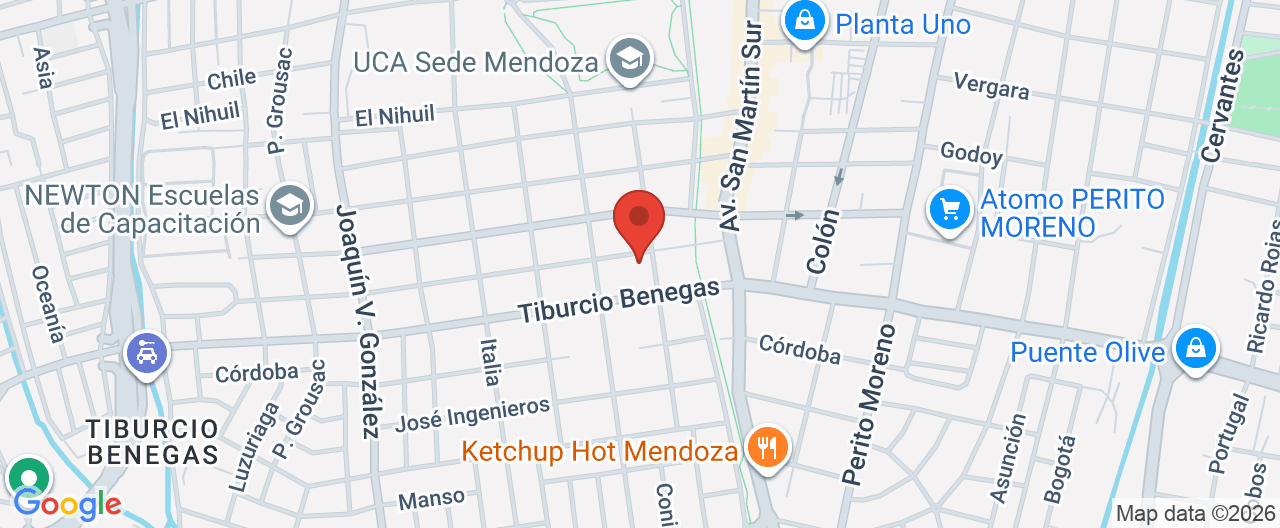 Mapa de la ubicación