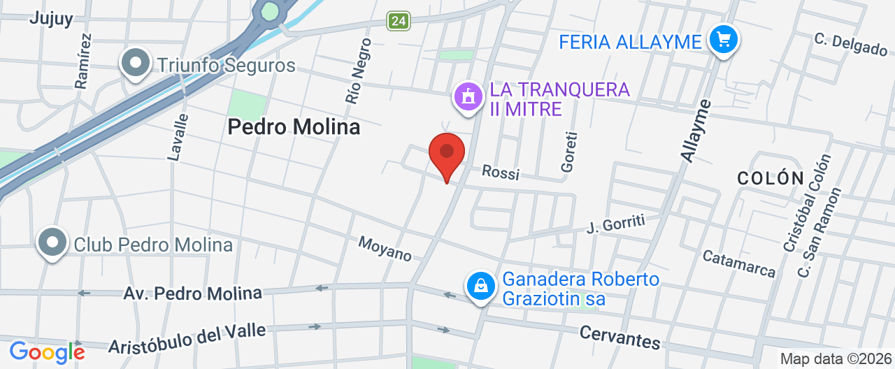 Mapa de la ubicación