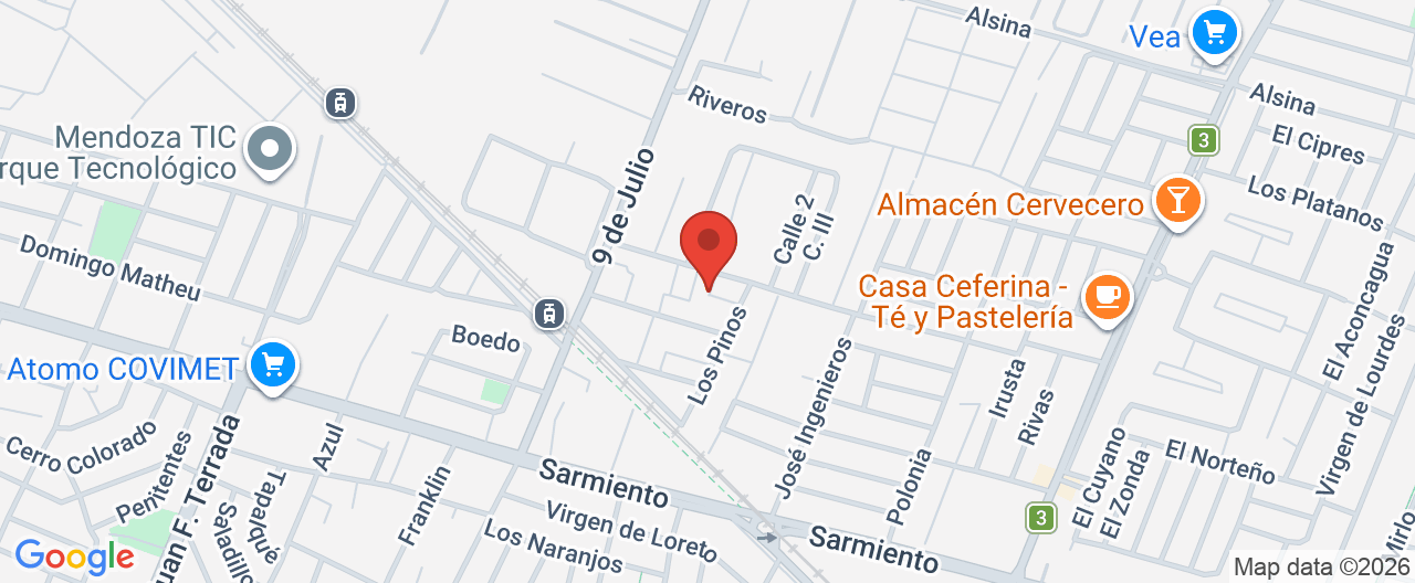 Mapa de la ubicación