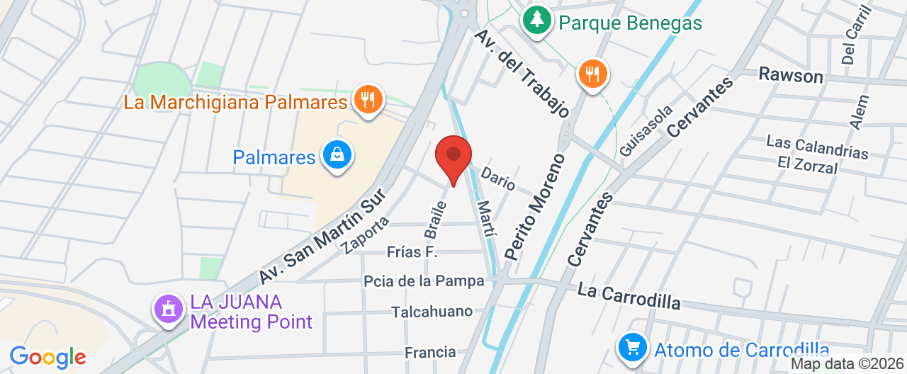 Mapa de la ubicación