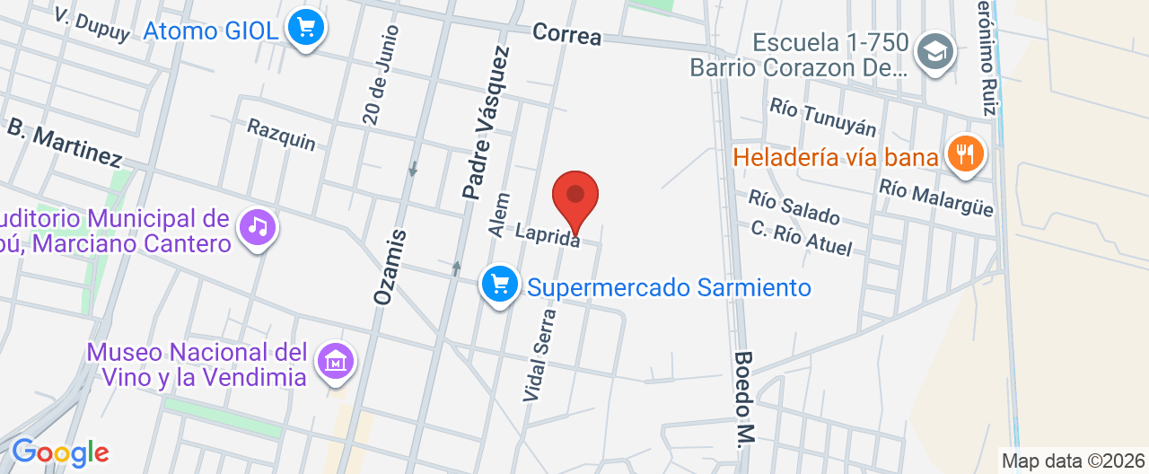 Mapa de la ubicación