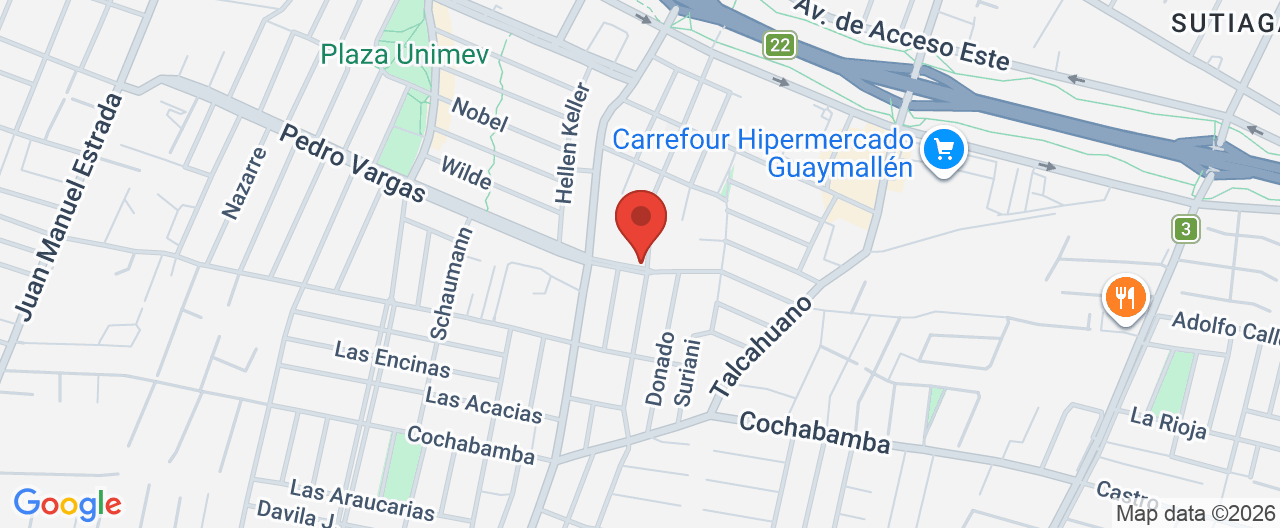 Mapa de la ubicación