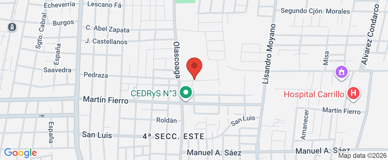 Mapa de la ubicación