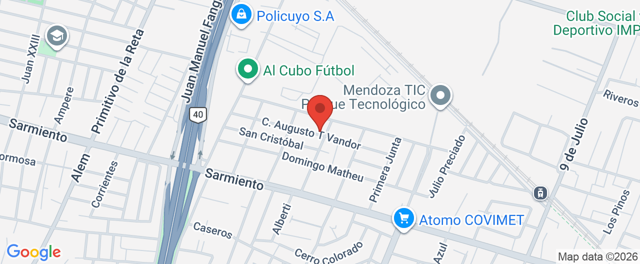 Mapa de la ubicación