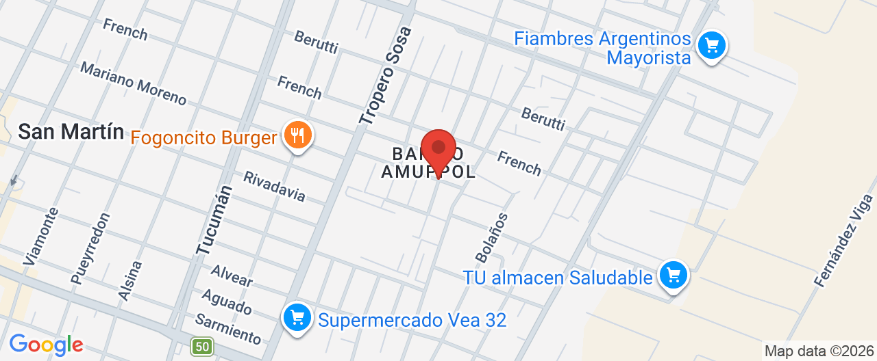 Mapa de la ubicación
