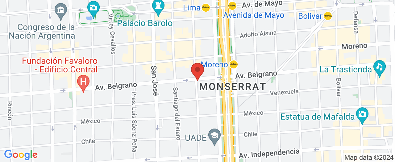 Mapa de la ubicación