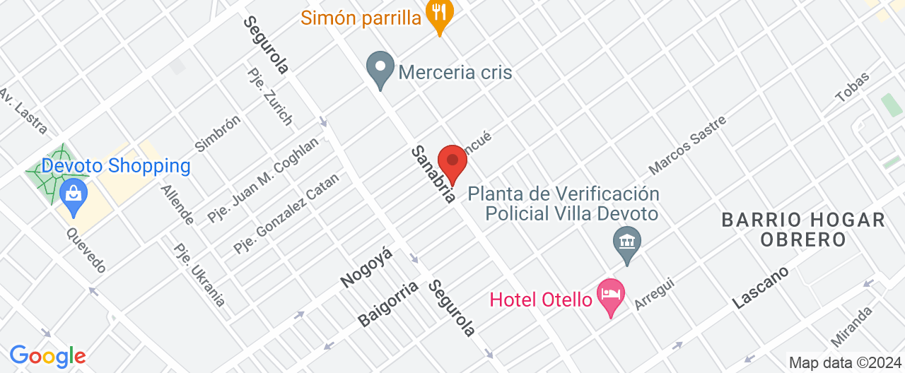 Mapa de la ubicación