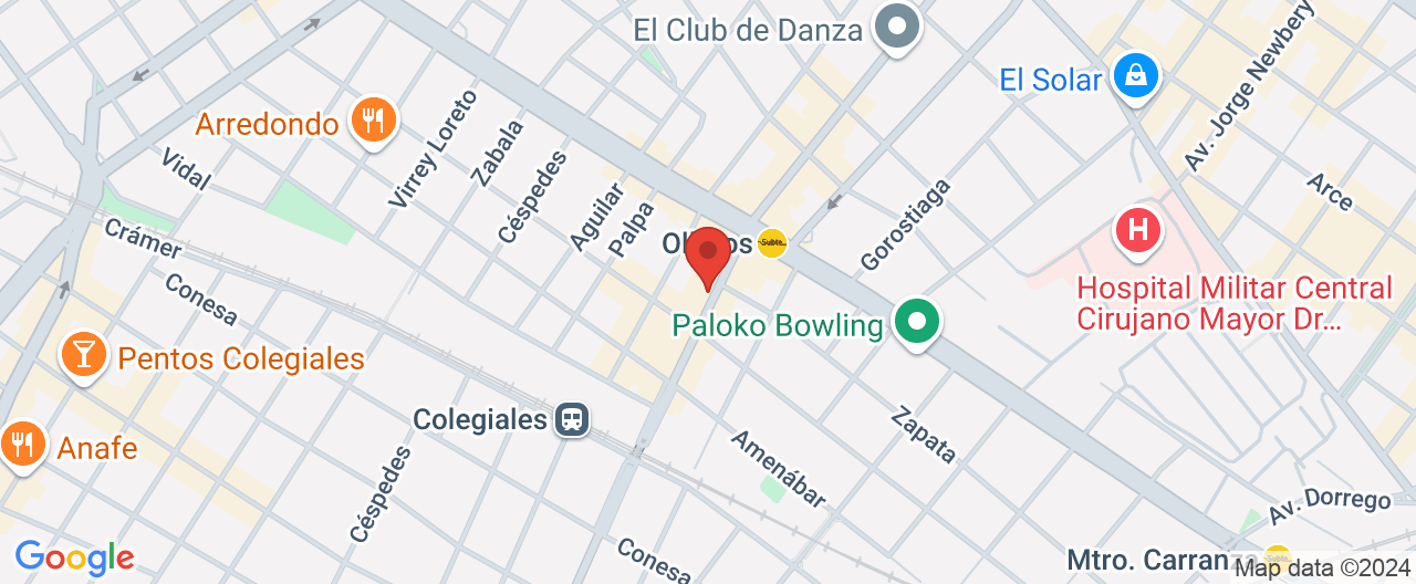 Mapa de la ubicación