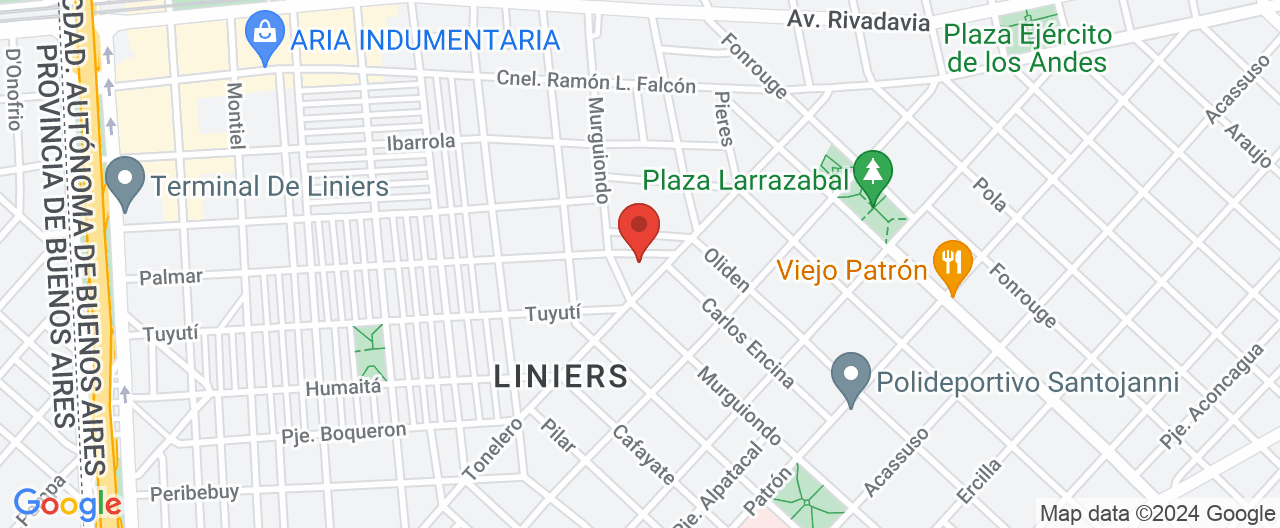 Mapa de la ubicación