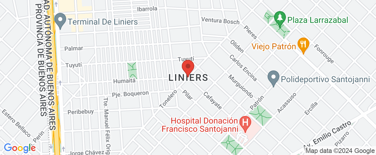 Mapa de la ubicación