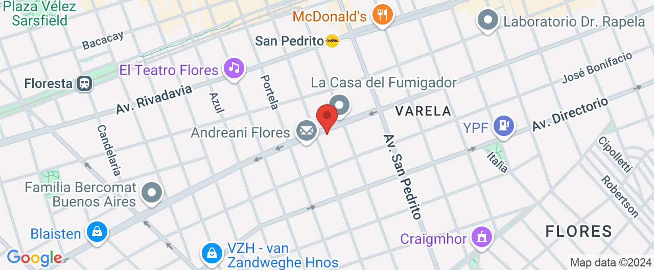 Mapa de la ubicación