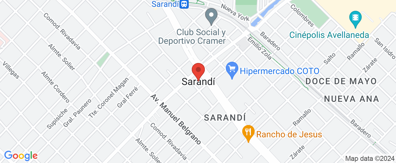 Mapa de la ubicación