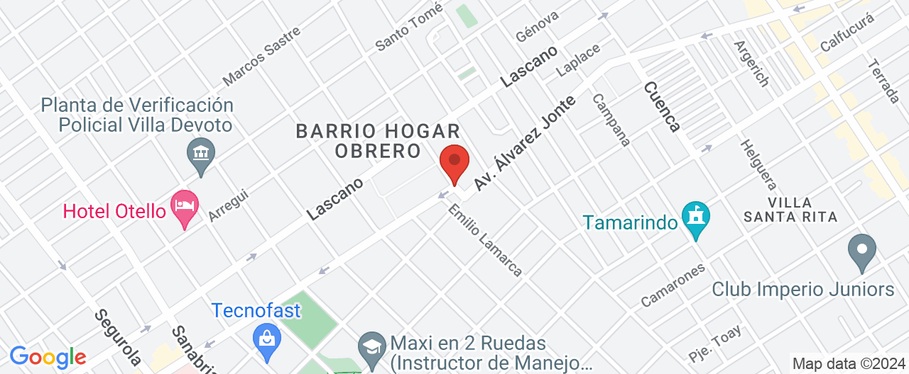 Mapa de la ubicación