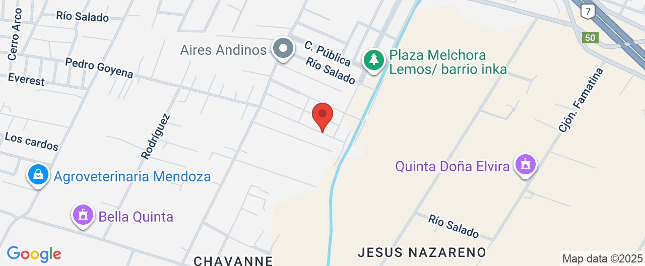 Mapa de la ubicación