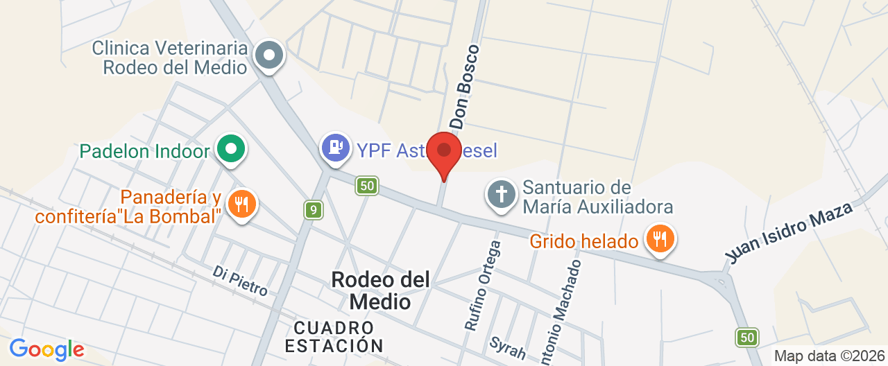 Mapa de la ubicación