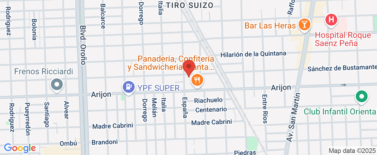 Mapa de la ubicación