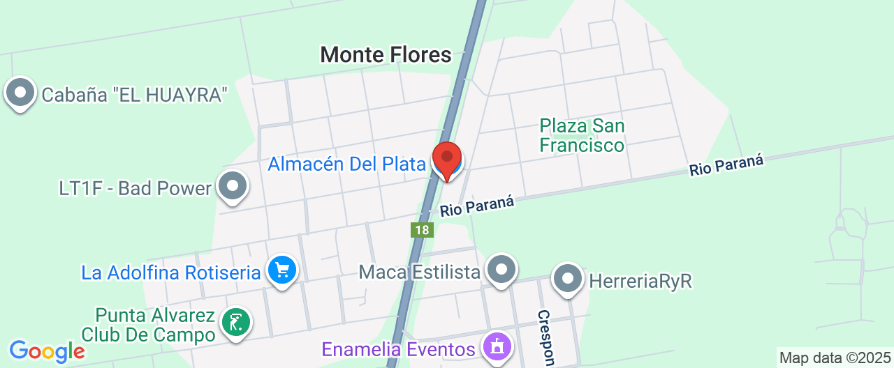 Mapa de la ubicación