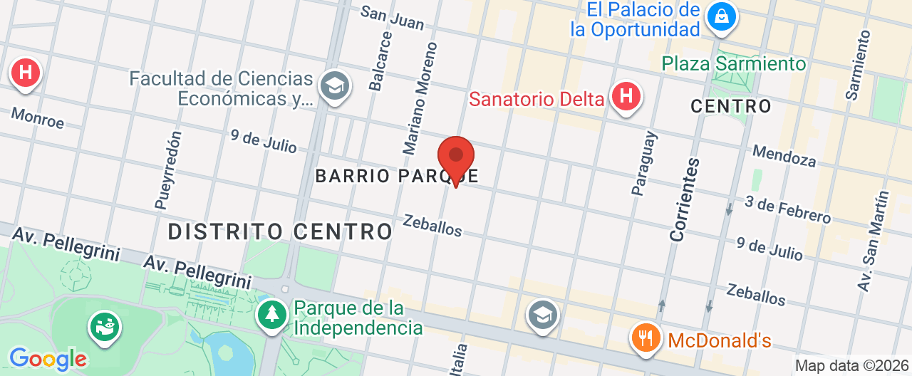 Mapa de la ubicación