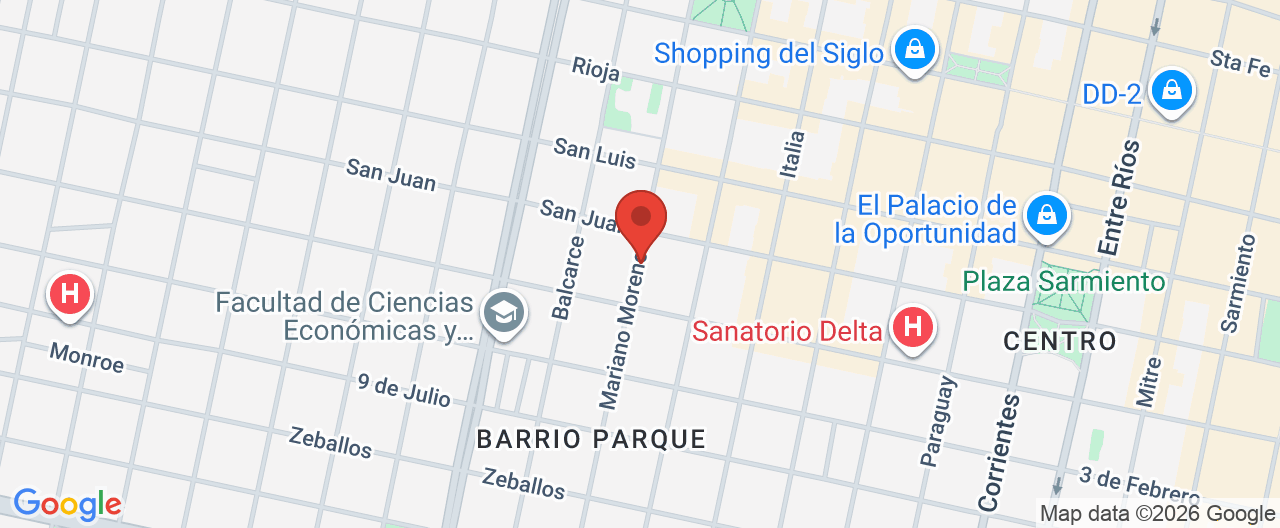 Mapa de la ubicación