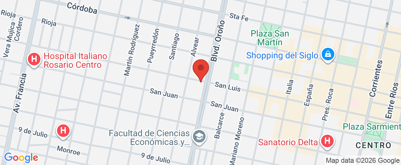 Mapa de la ubicación