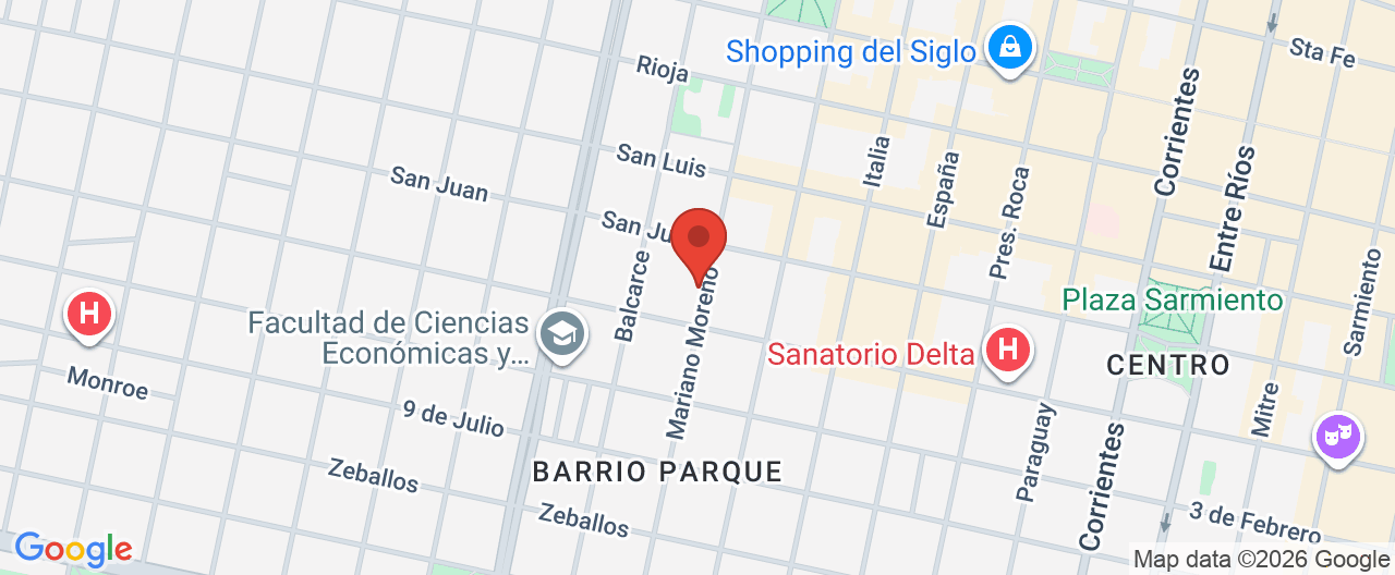 Mapa de la ubicación
