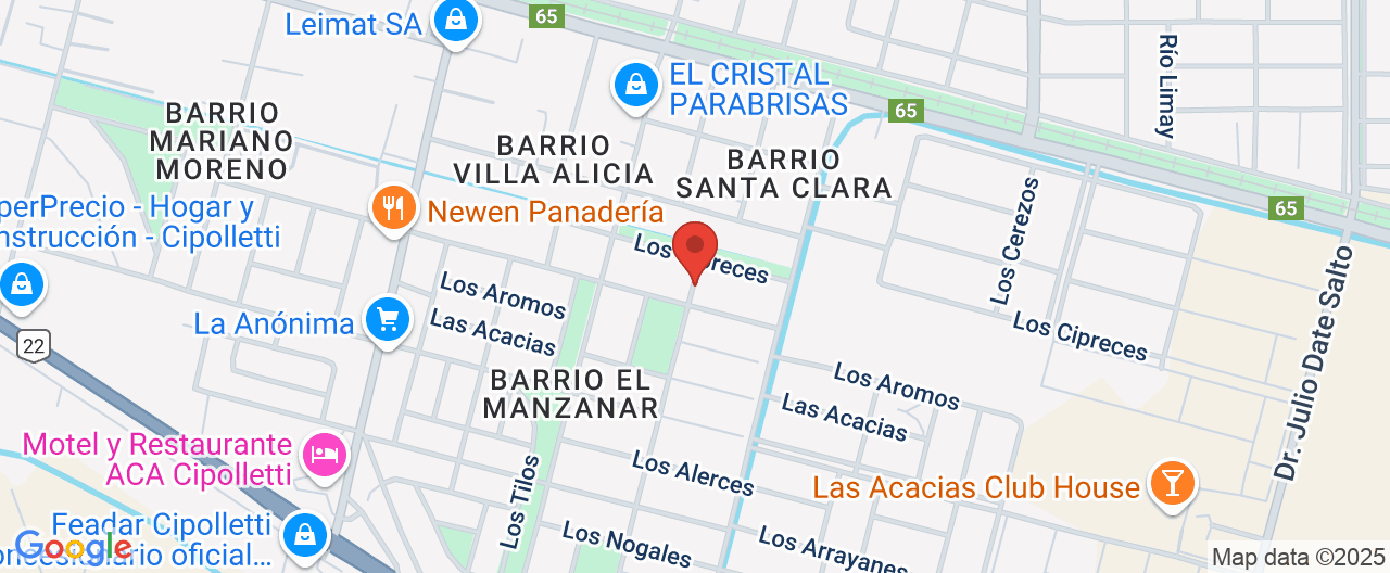 Mapa de la ubicación